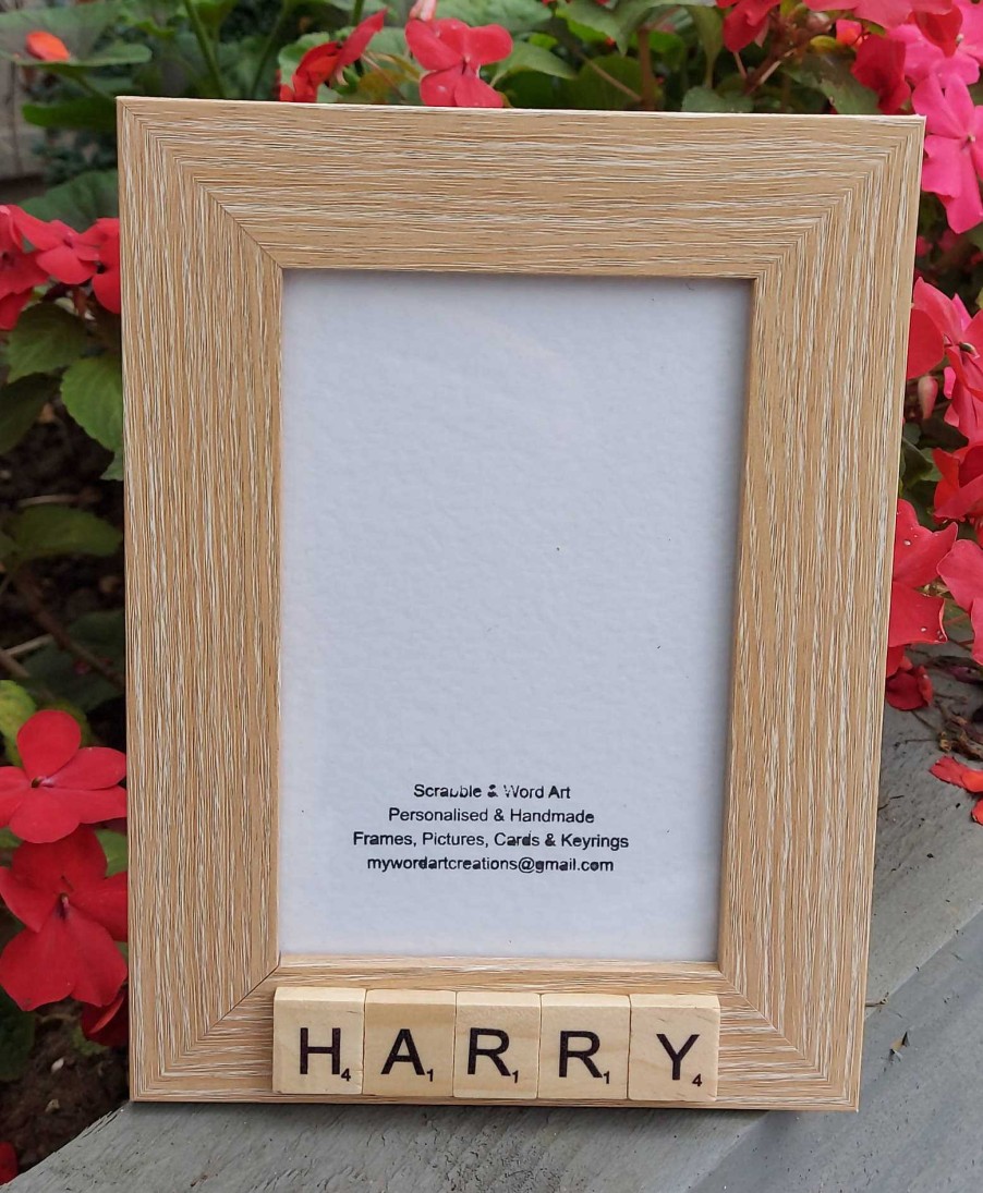 Gifts My Word Art Creations | Max 7 X 5 Bespoke Scrabble Frame