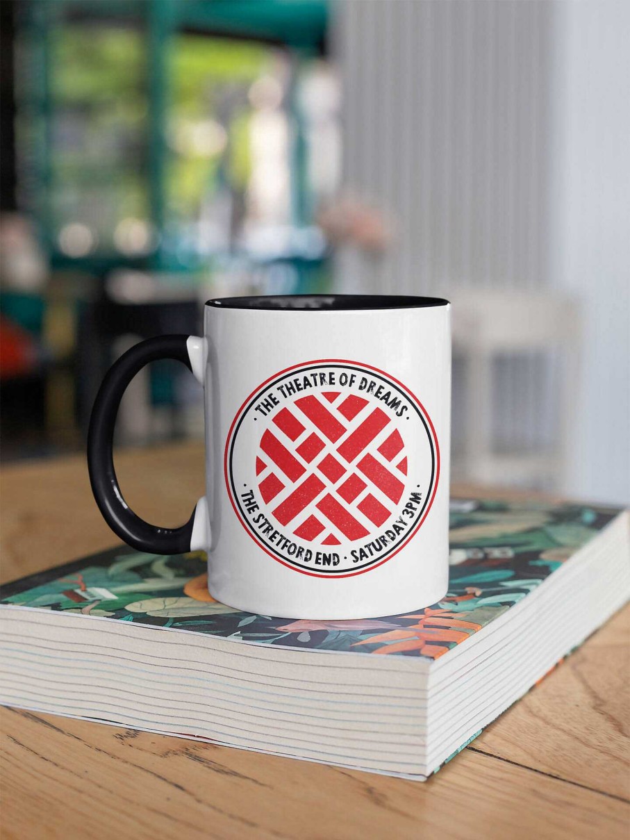 Gifts Originallyt Designs | Manchester United - Inspired Psychedelic Circle Design Mug