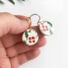 Ceramics & Pottery Clay Blanca - Ceramics | Holly Dangle Earrings