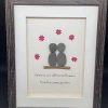 Gifts Pebble Art Design | Sisters Are Different Flowers- Medium