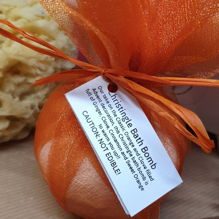 Bath & Body Little Shop of Lathers | Christingle Bath Bomb