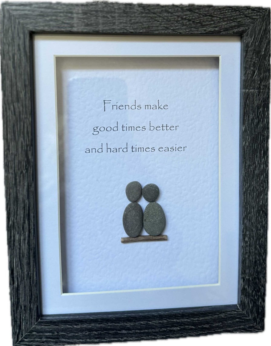 Gifts Pebble Art Design | Friends Make Good Times Better - Small