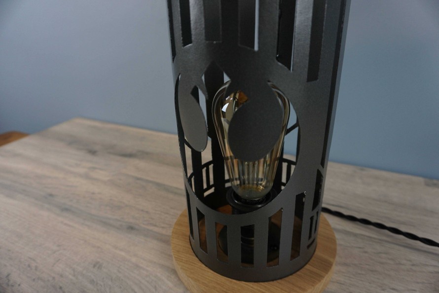 Gifts Westfield Oak Design | Star Wars Lamp, Handmade Table Lamp, Bedside Table Lamp, Edison Lamp, Steampunk Lamp - 1037