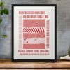 Gifts Originallyt Designs | Hull Kr - Inspired Psychedelic 'Red Red Robin' Lyrics Art Print In White