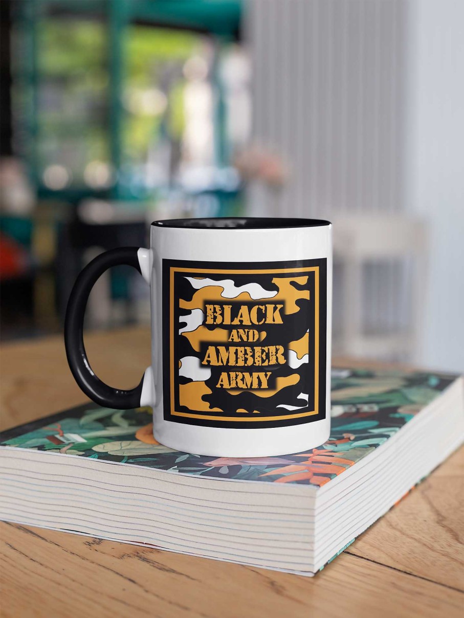 Gifts Originallyt Designs | Hull City - Inspired Black And Amber Army Design - 11Oz Mug