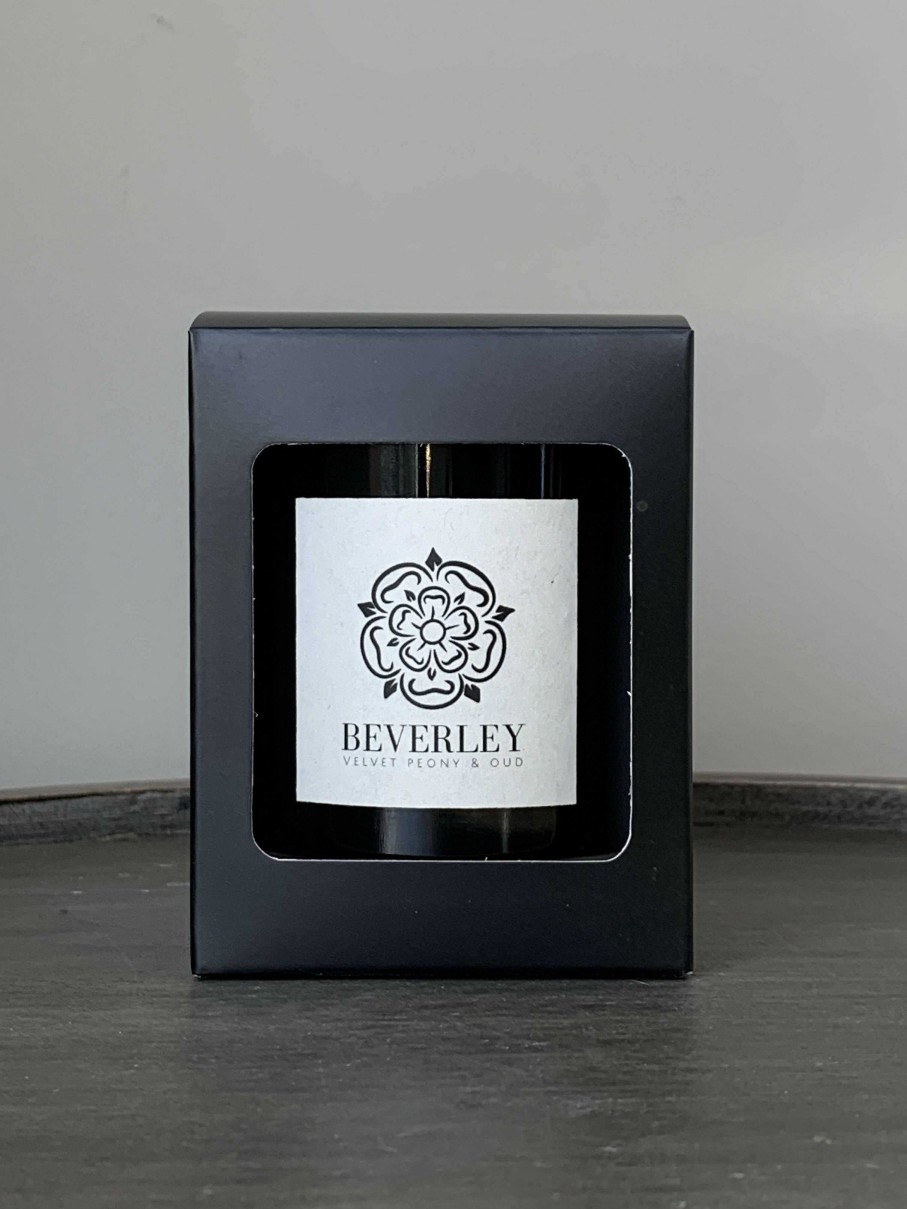 Gifts Edge of the Wolds | Beverley Velvet Peony And Oud Scented Candle 160G