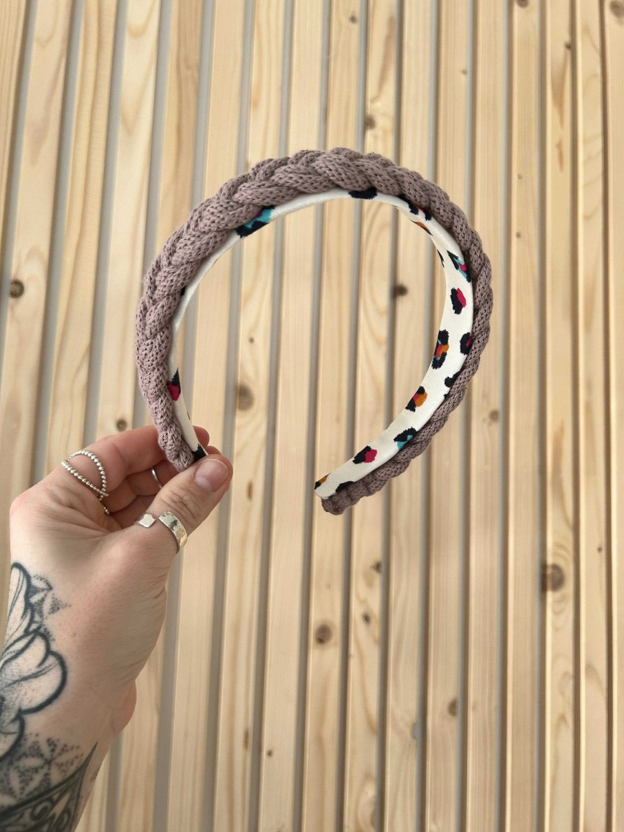 Accessories Loppys Lock Up | Macrame Headband-Mauve