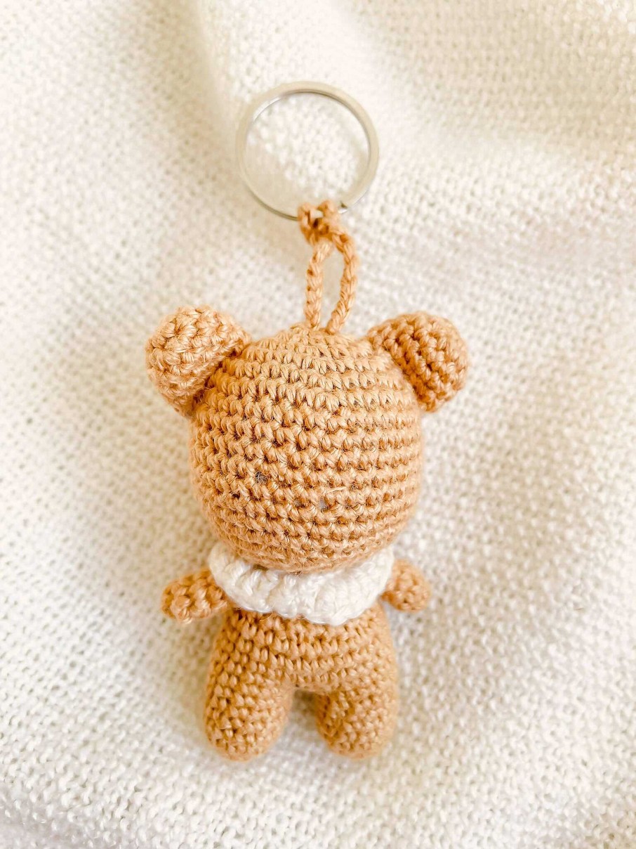 Gifts Miniwhale Studio | Hand-Made Crochet Bear Keychain / Ukca-Ce Certified