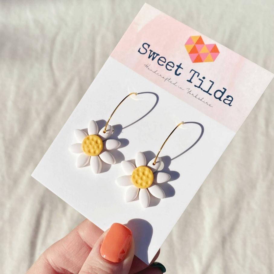 Gifts Sweet Tilda Designs | Daisy Hoops