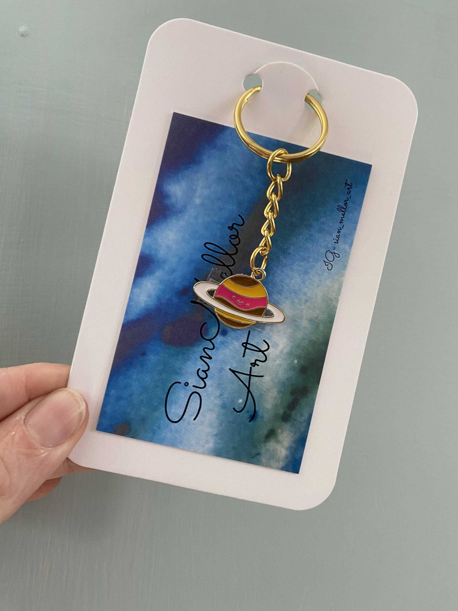 Accessories The Mellors Create | Yellow Planet Keyring