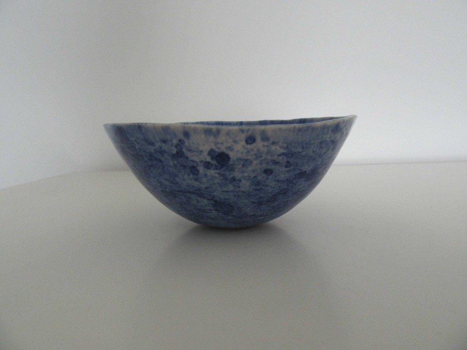 Ceramics & Pottery Down to Earth Ceramics | Blue Stoneware Rockpool Bowl