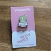 Accessories Skew Whiff Design & Illustration | Plant Parent Wooden Pin Badge