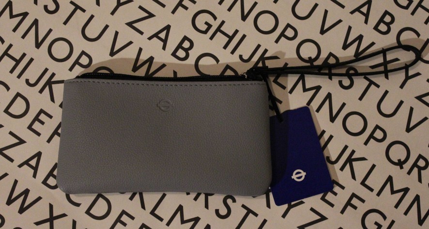 Gifts Vintage Bus Blind Co. | Grey Pencil Case Or Make Up Bag | London Transport | Gift | Neutral