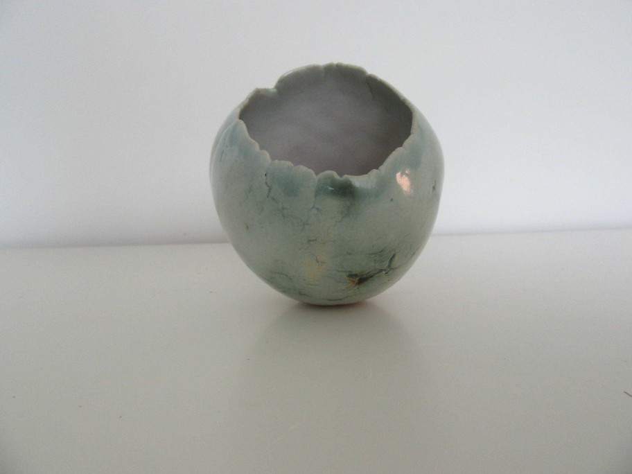 Ceramics & Pottery Down to Earth Ceramics | Green Rocking Rockpool Pot