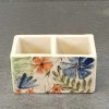 Ceramics & Pottery Kissed Frog Pottery | Summer Flowers Desktop Box