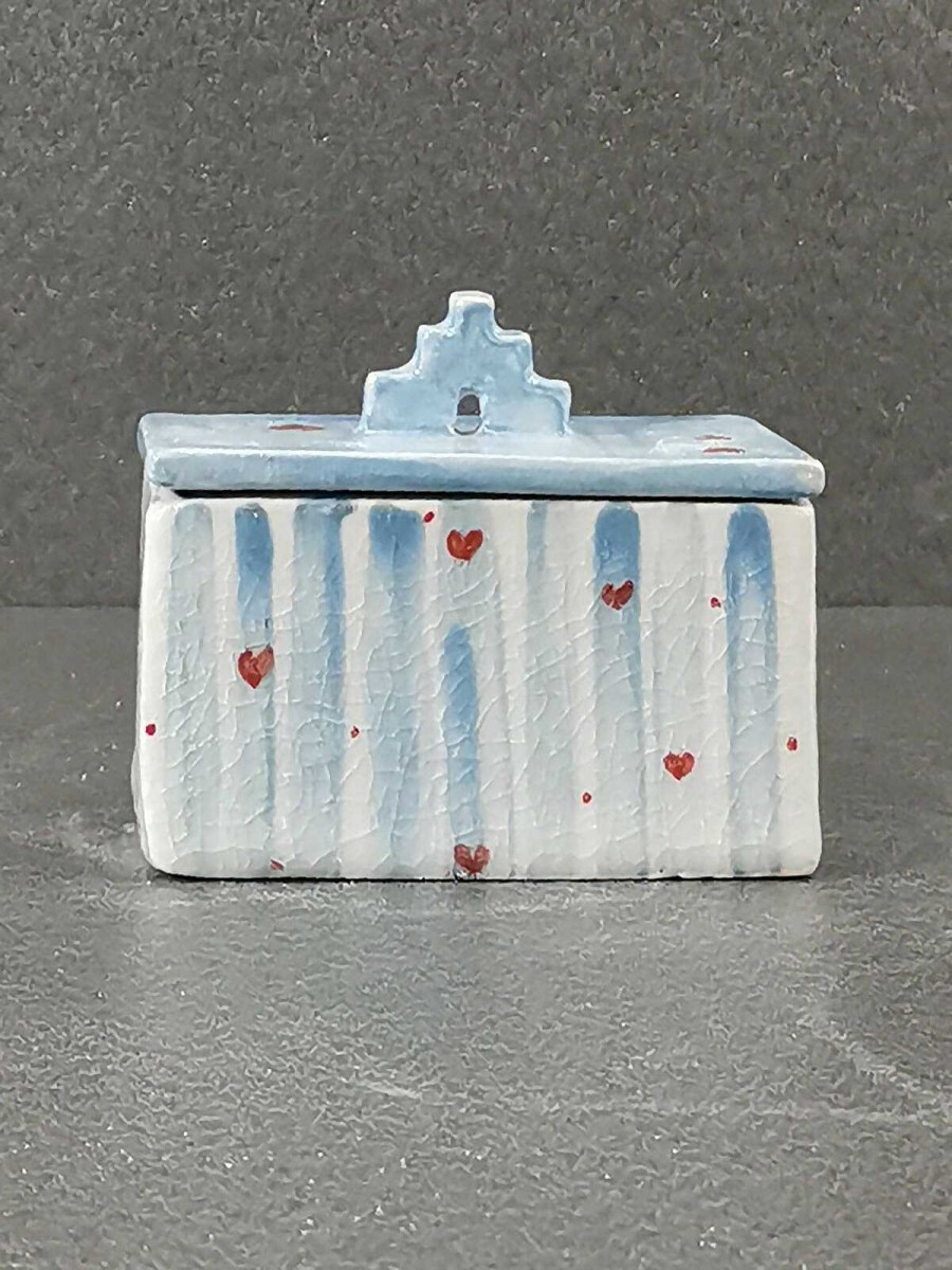 Ceramics & Pottery Kissed Frog Pottery | Lovehearts Keepsake Box