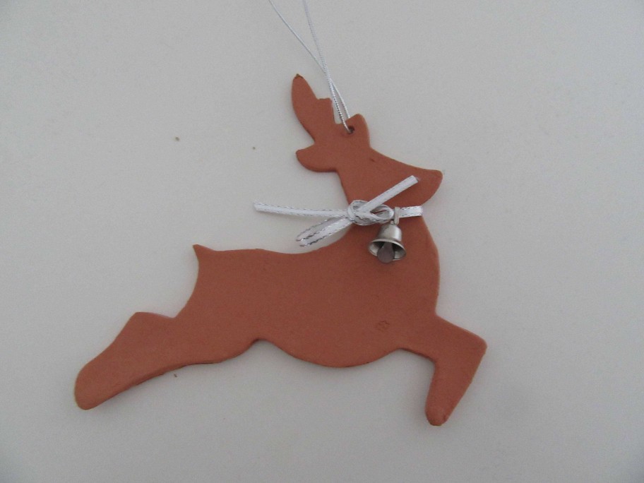 Ceramics & Pottery Down to Earth Ceramics | Terracotta Reindeer