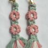 Accessories SujuMade | Pink Daisy Macrame Flower