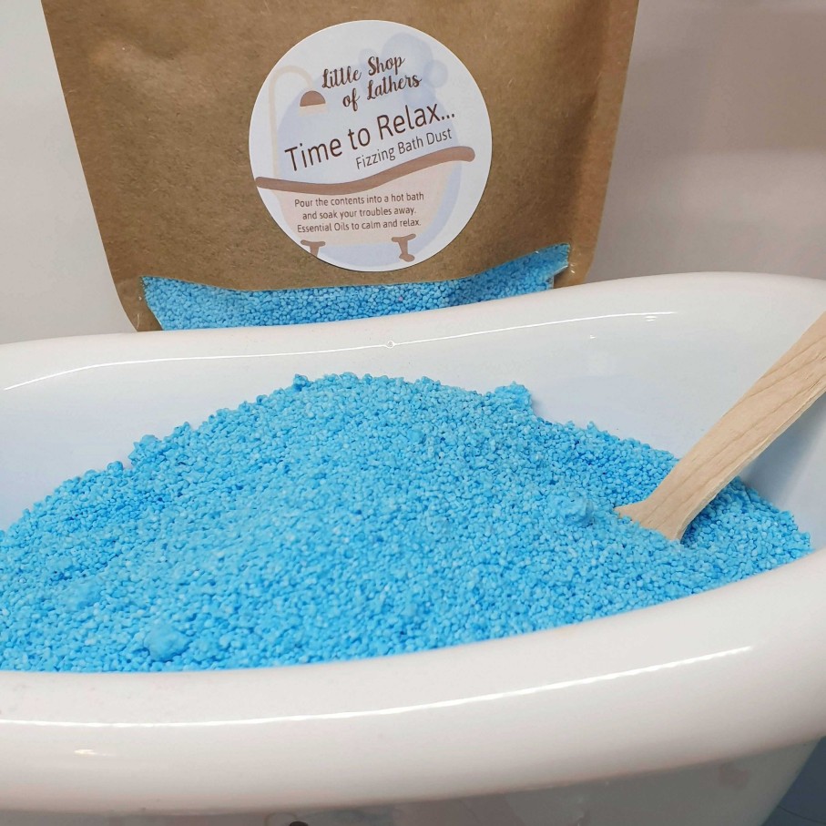 Bath & Body Little Shop of Lathers | Time To Relax Fizzing Bath Dust