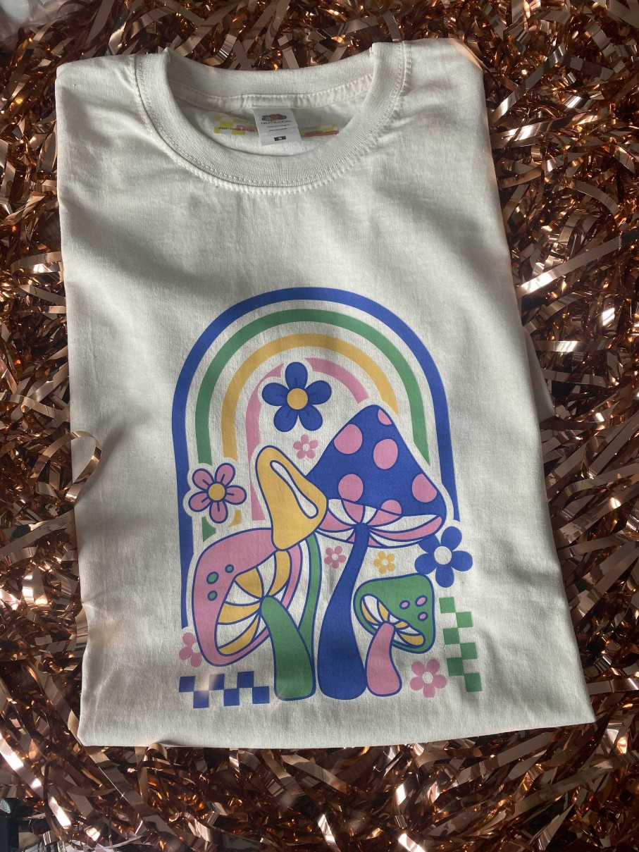 Accessories The Mellors Create | Funky Mushroom T-Shirt, Small