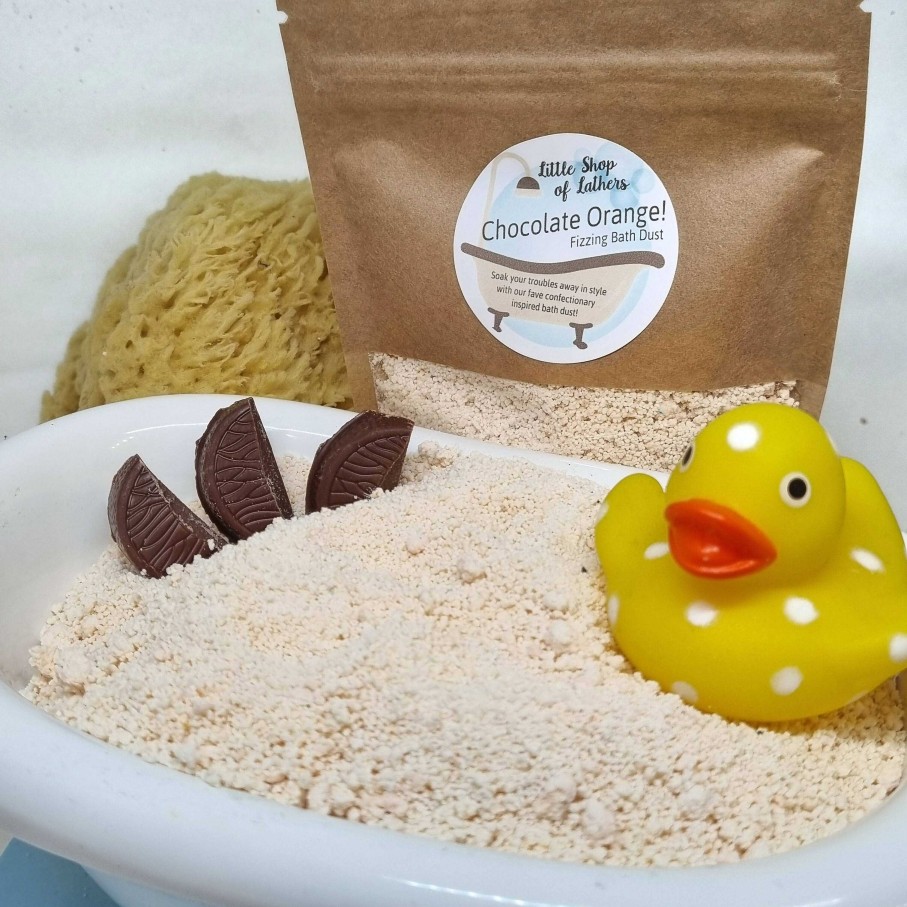 Bath & Body Little Shop of Lathers | Chocolate Orange Fizzing Bath Dust