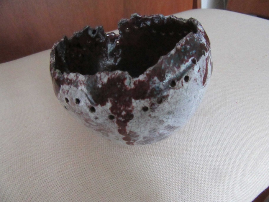 Ceramics & Pottery Down to Earth Ceramics | Raku Rocking Pot