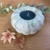 Ceramics & Pottery SandieBee Designs | Pumpkin Tealight Holder