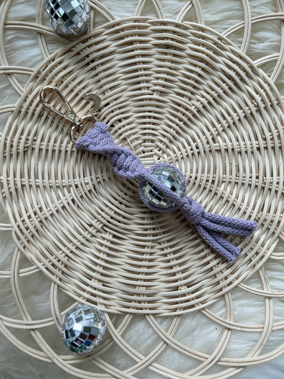 Accessories Loppys Lock Up | Disco Keychain-Lavender