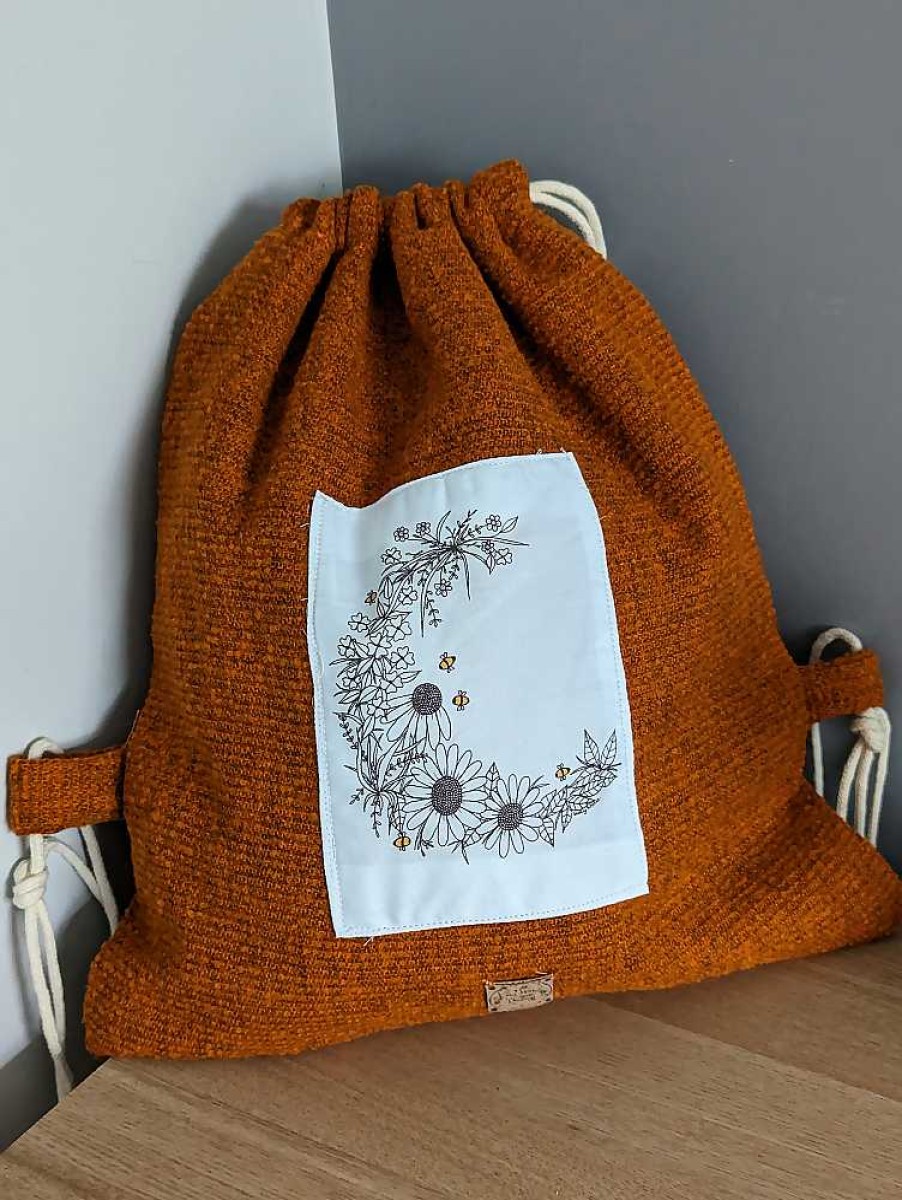 Gifts Lucy Wilton Drawings | Drawstring Backpack