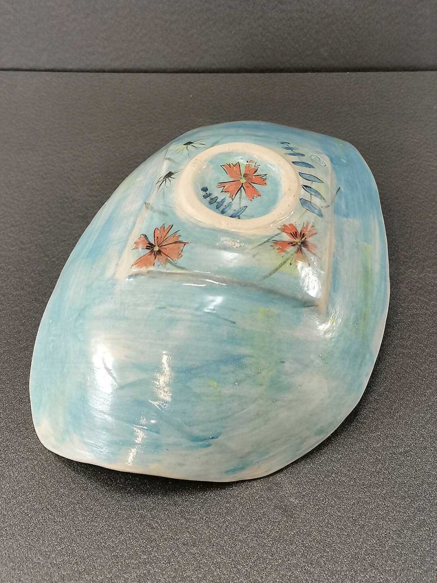 Ceramics & Pottery Kissed Frog Pottery | Wildflower Bowl/Server