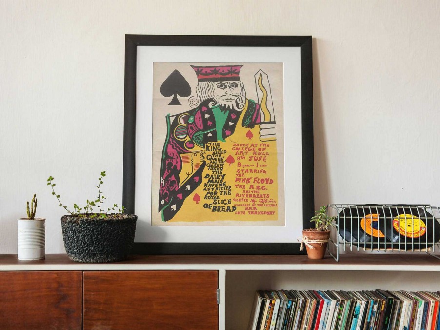 Gifts Originallyt Designs | King Of Spades Vintage Music Poster A3 Framed With Mount