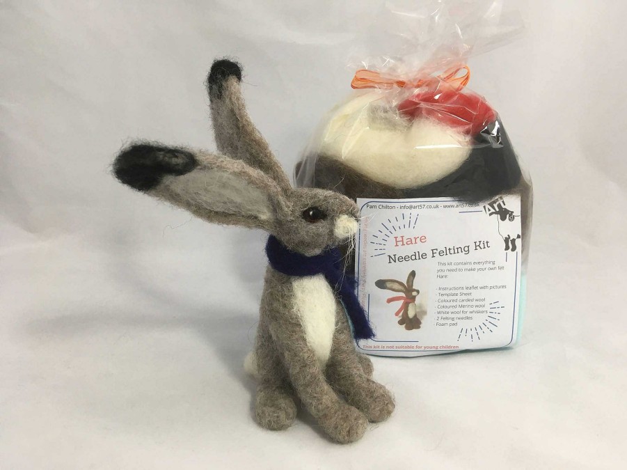 Gifts Art 57 | Hare Needle Felting Kit