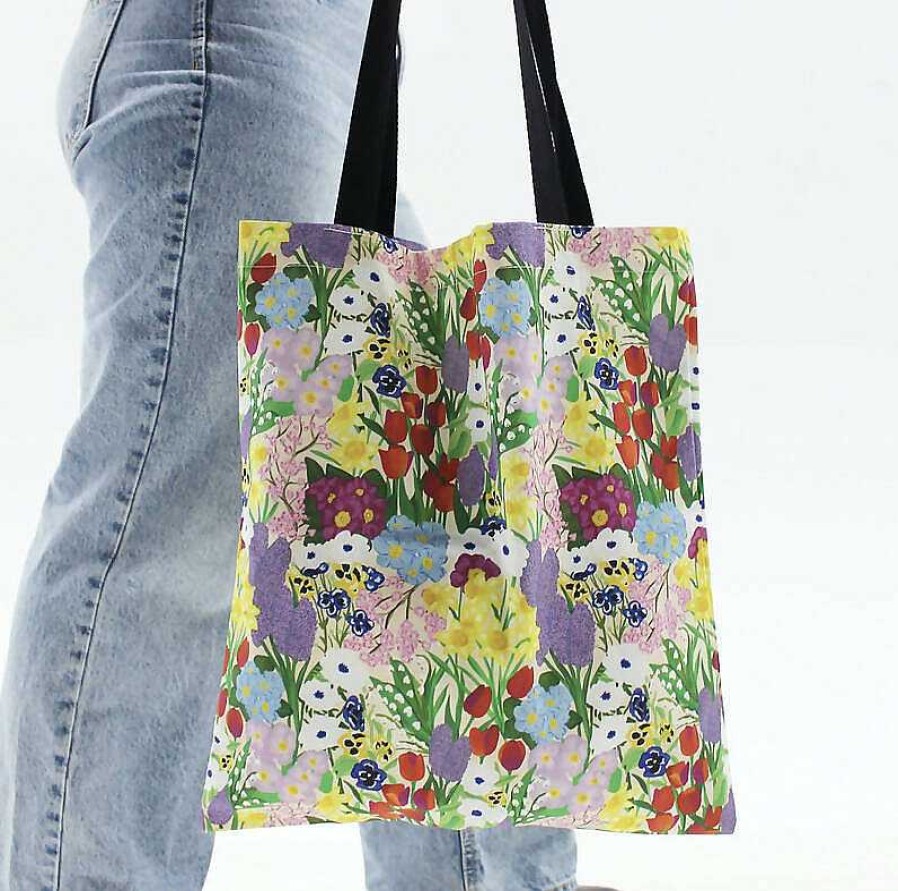 Accessories Holly Greenwood Design | Spring Floral Print Tote Bag