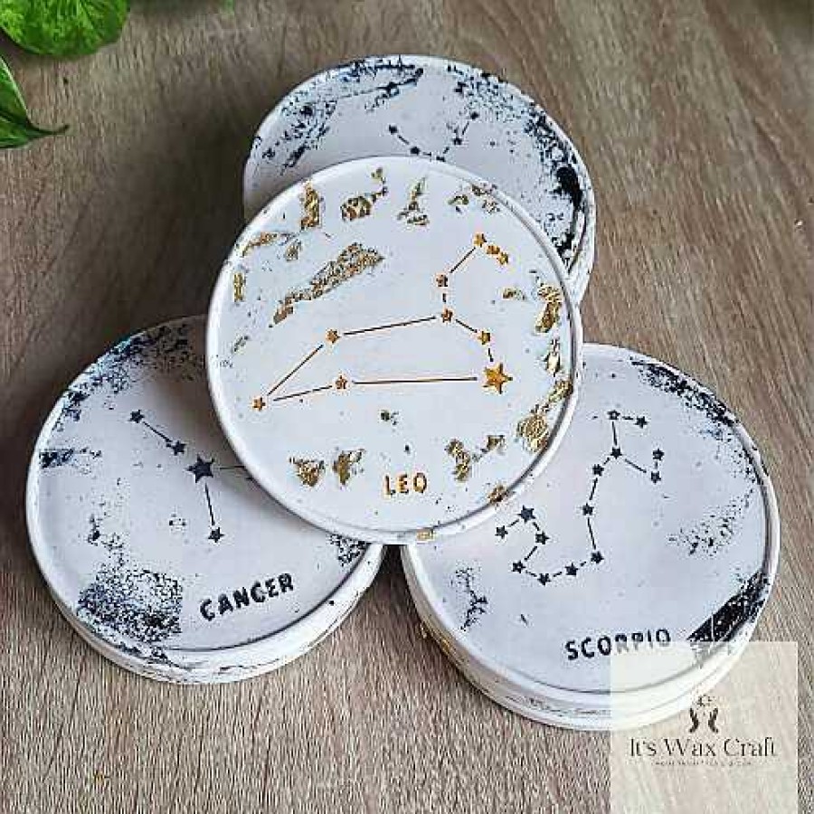 Gifts It’s Wax Craft | Star Sign Coaster