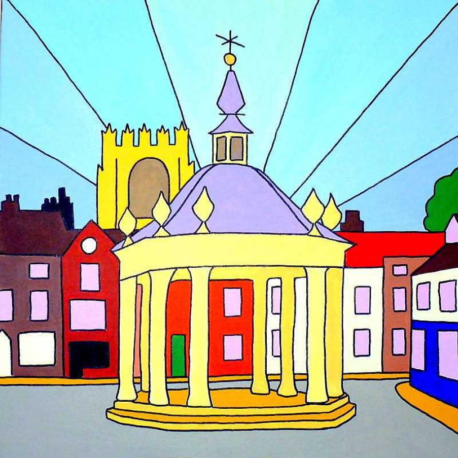 Gifts Kate Marin-Andrew | Market Cross, Beverley - Mounted Print