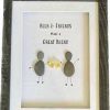 Gifts Pebble Art Design | Beer Friends - Medium Light Frame