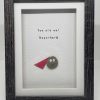 Gifts Pebble Art Design | You Are My /Our Superhero With Cape - Small