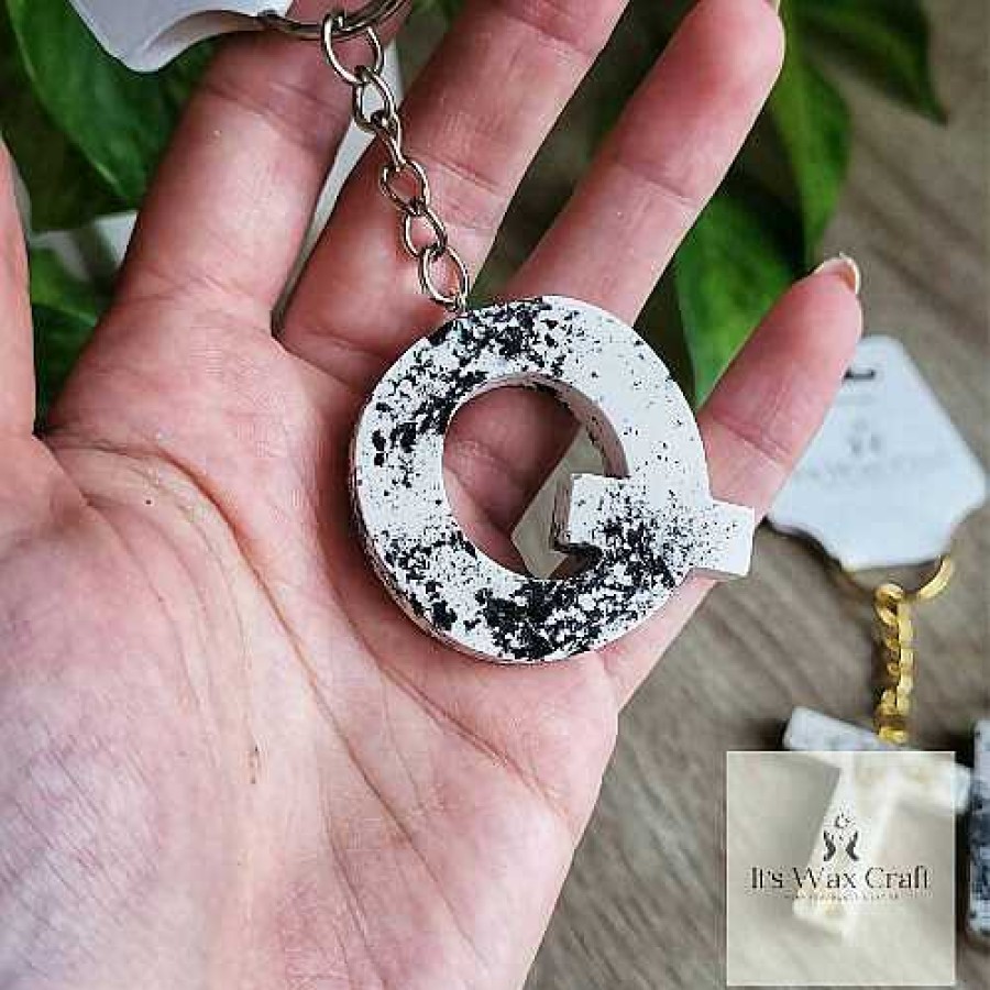 Accessories It’s Wax Craft | Initial Keyrings