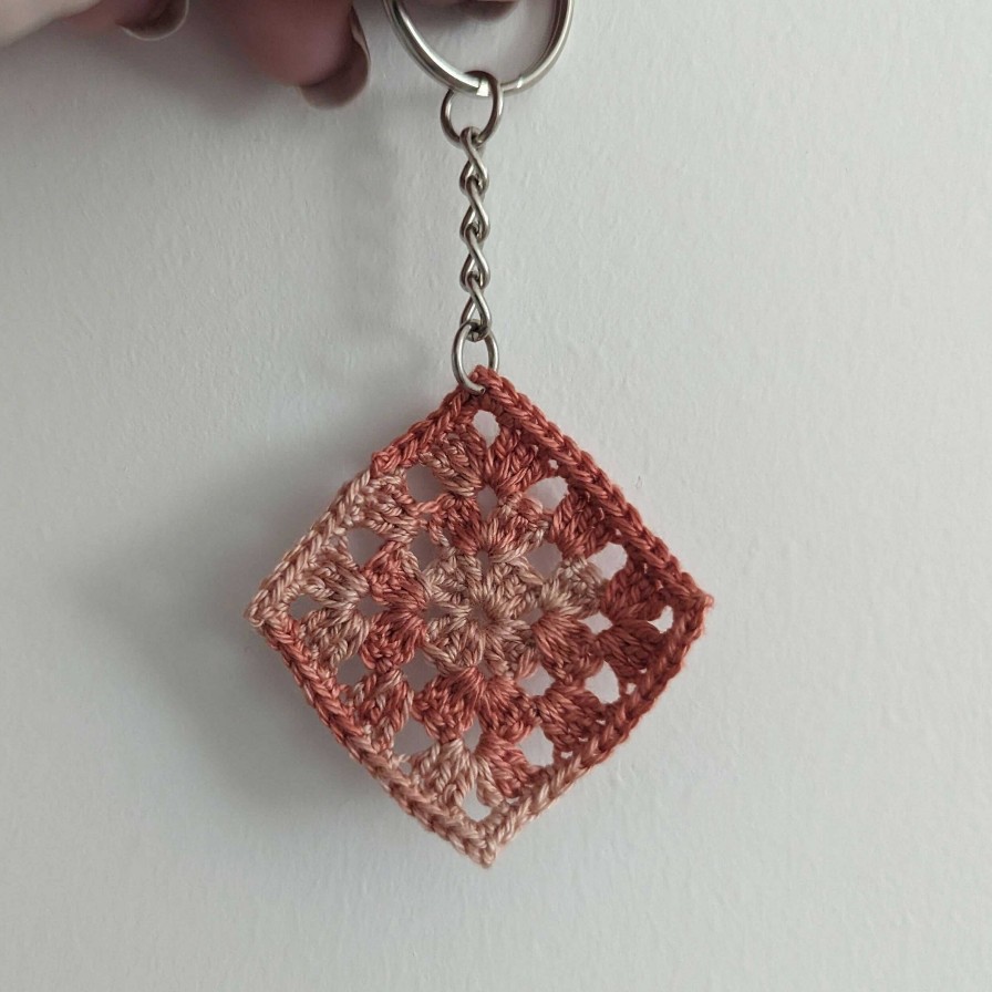 Accessories Sophie April Crochet | Granny Square Variegated Keyring