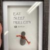 Gifts Pebble Art Design | Eat Sleep Hull City Football - Small