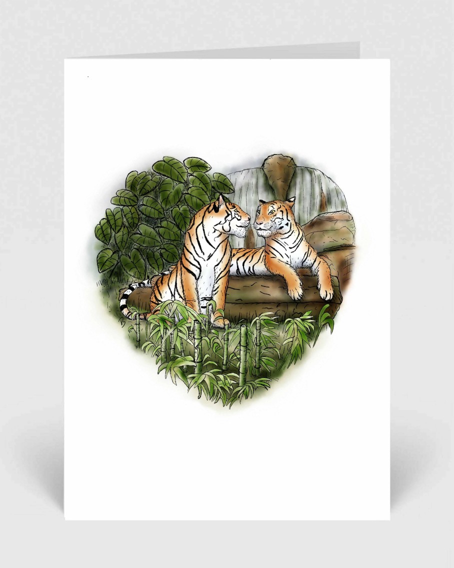 Gifts Wildly in Love Designs | Tiger Card