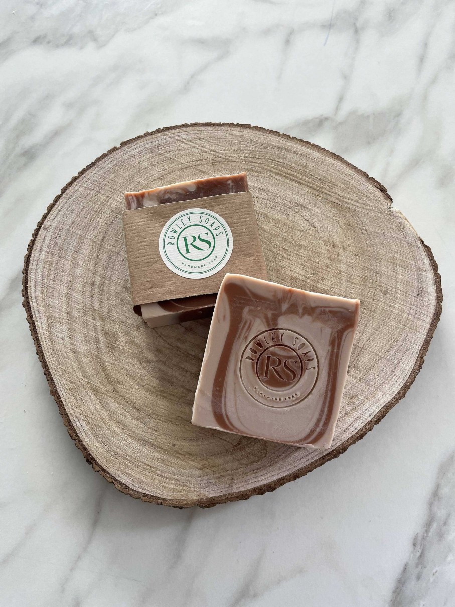 Gifts Rowley Soaps | Library Scent And Red Clay - Cold Processed Soap Bar