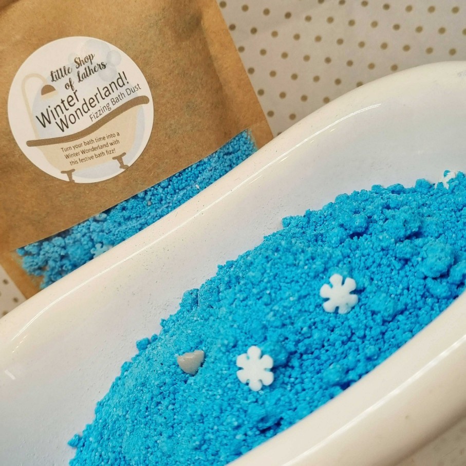 Bath & Body Little Shop of Lathers | Winter Wonderland Fizzing Bath Dust