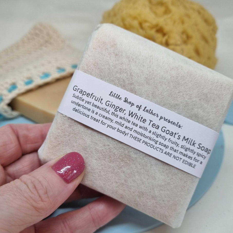 Bath & Body Little Shop of Lathers | Goats Milk Soap With Grapefruit, Ginger & White Tea