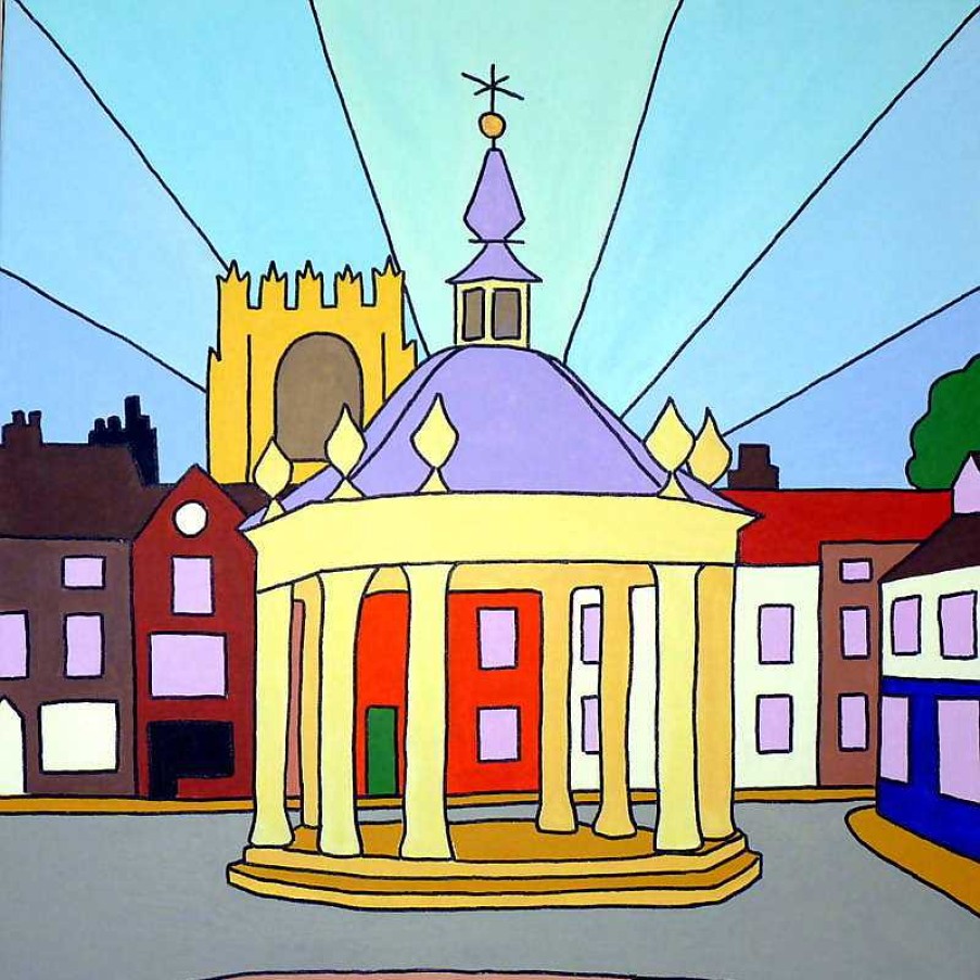 Gifts Kate Marin-Andrew | Greetings Card - Market Cross, Beverley