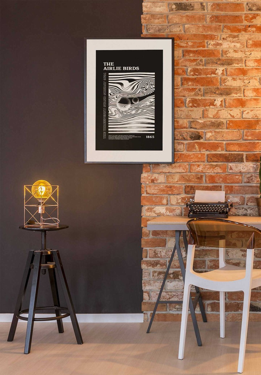 Gifts Originallyt Designs | Hull Fc - Inspired Psychedelic Art Print In Black