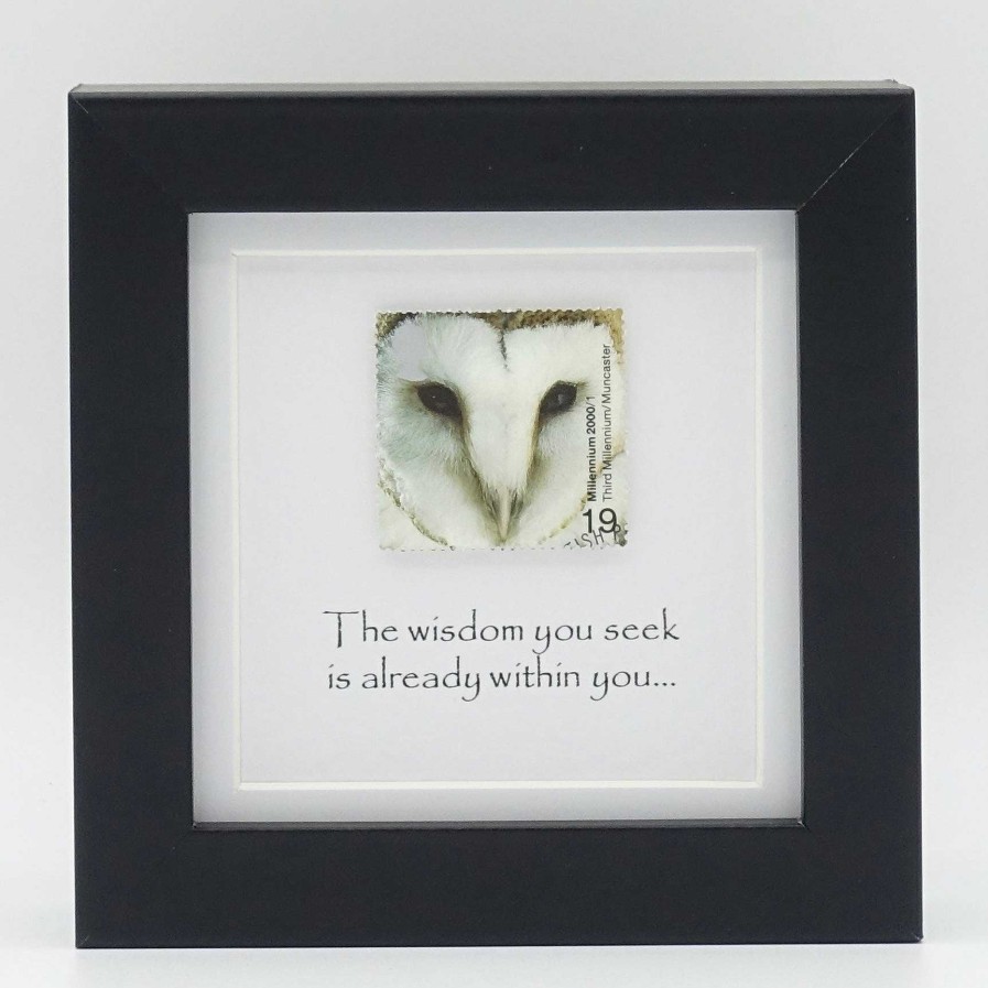 Gifts Postage Stamp Art | Barn Owl