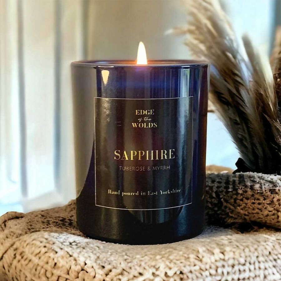 Gifts Edge of the Wolds | Edge Of The Wolds Sapphire Tuberose And Myrrh Scented Candle 160G