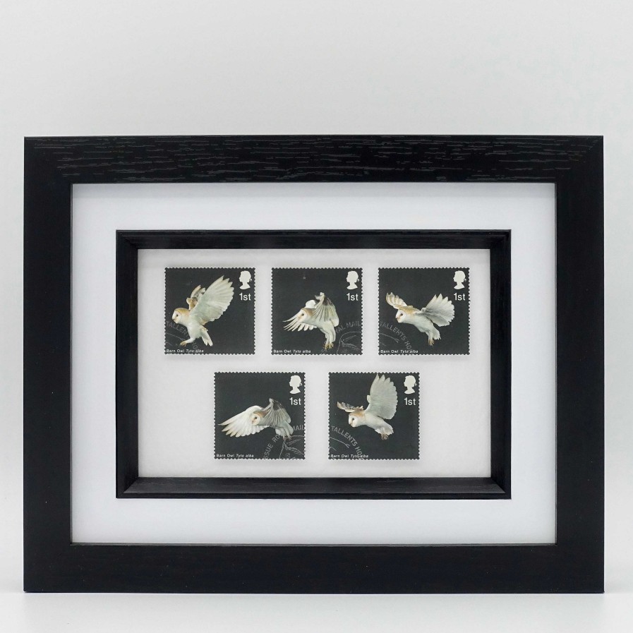 Gifts Postage Stamp Art | Birds Of Prey - Barn Owl