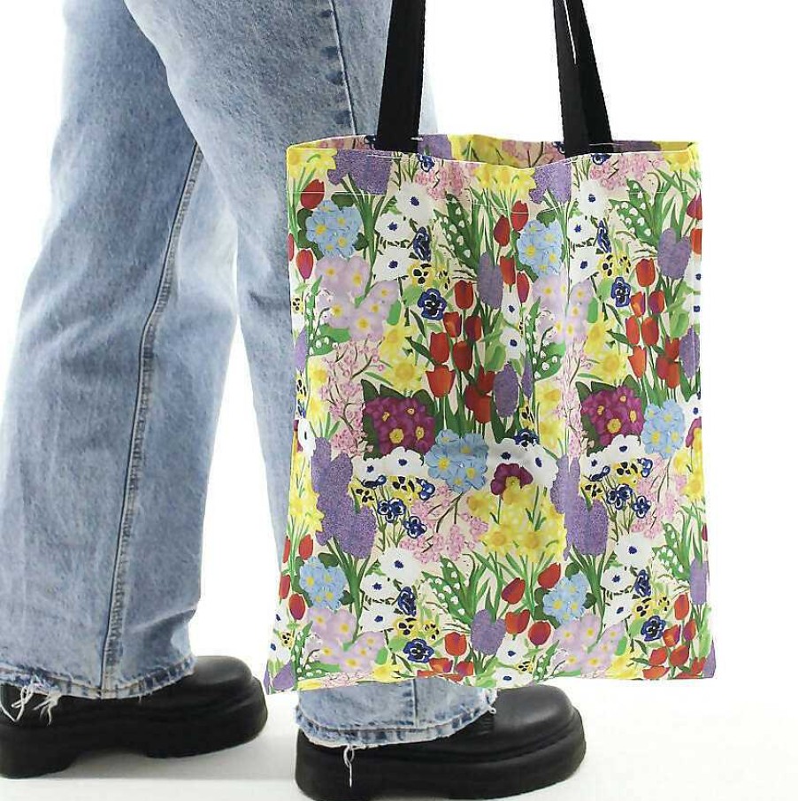 Accessories Holly Greenwood Design | Spring Floral Print Tote Bag